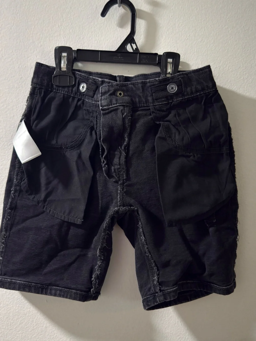 Old Navy Black Washed Denim Kids Shorts